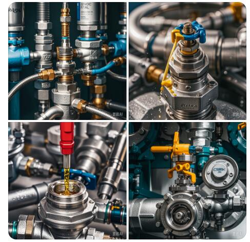 打開(kāi)浸滲設(shè)備的清洗閥門(mén)，將設(shè)備內(nèi)的殘留浸滲劑和雜質(zhì)排出